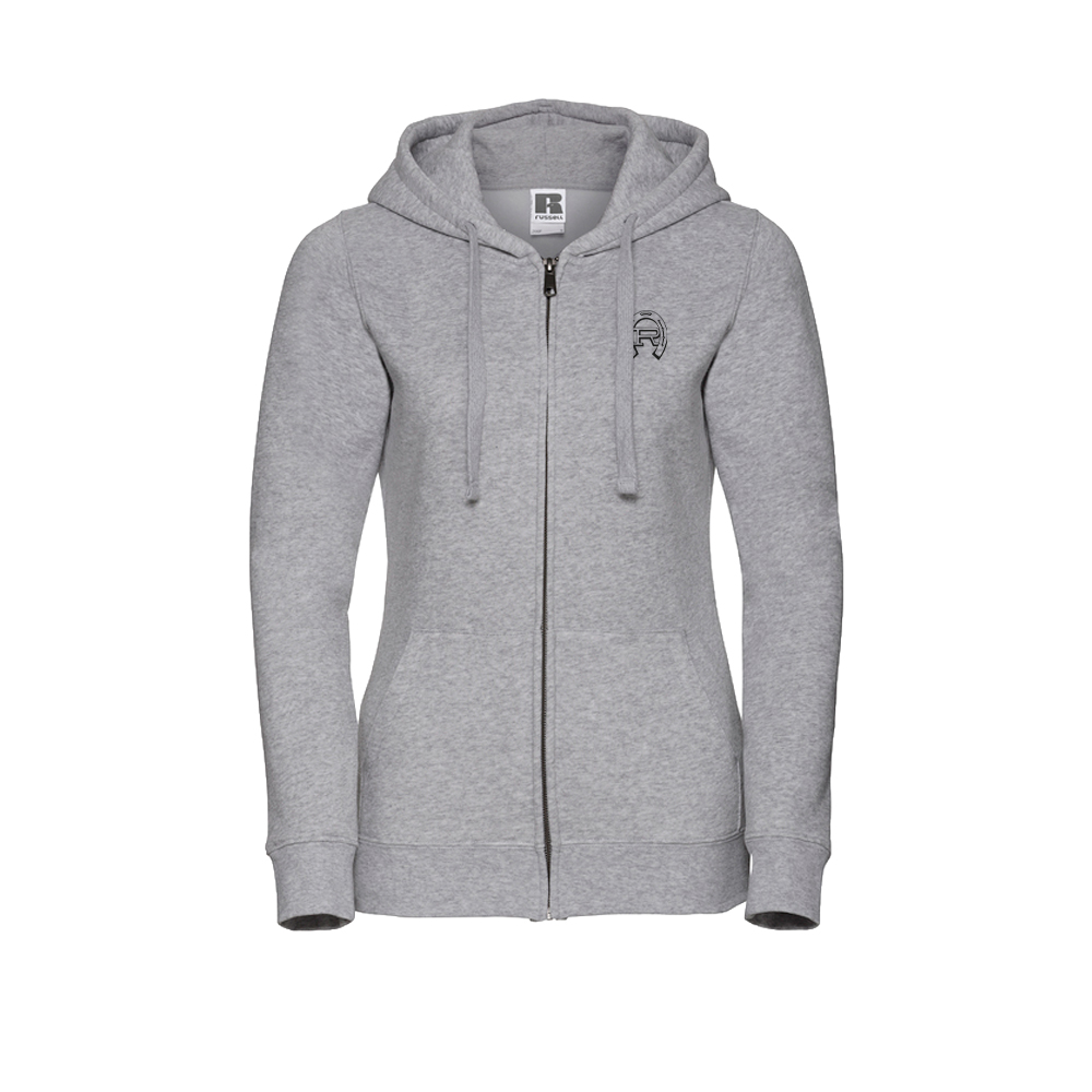 Russel Zip-Hoodie tailliert light Oxford