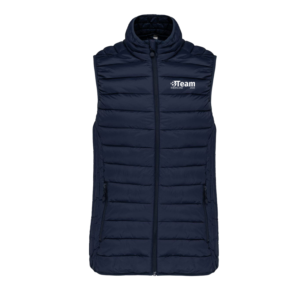 8er Team Kariban Damen Steppweste Stick