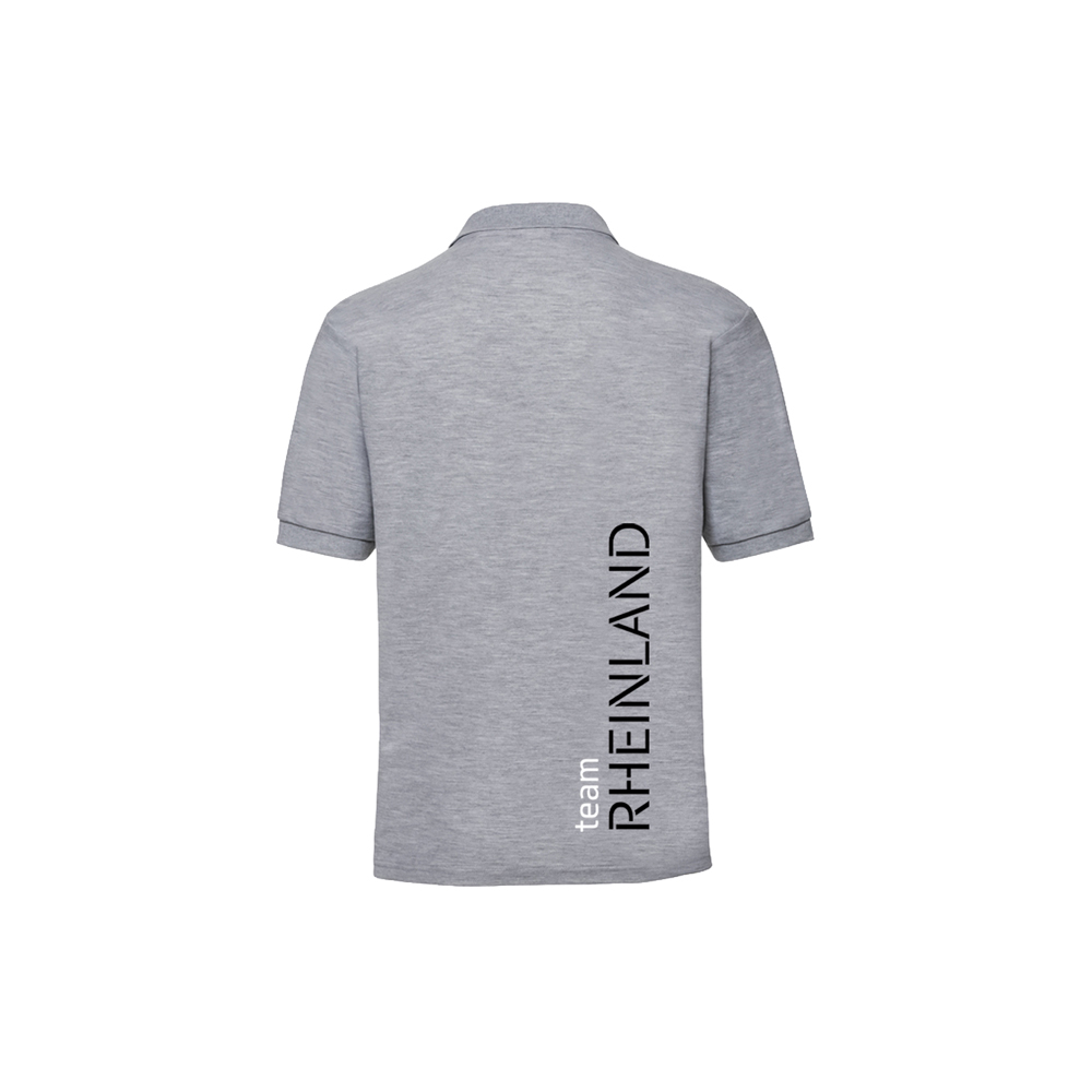 Team Rheinland Russel Poloshirt Kids grau 9/10