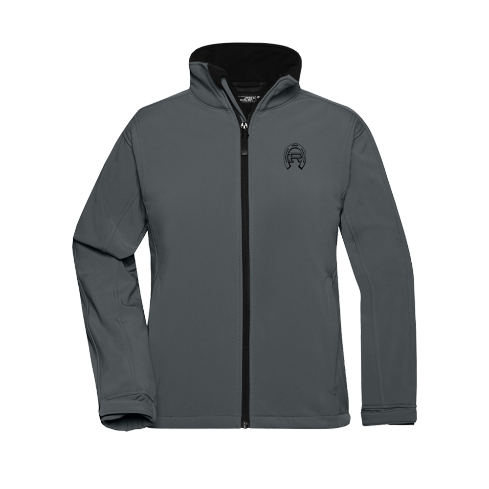 RRPKR JN137 Softshell Jacke Damen carbon -Reiten-