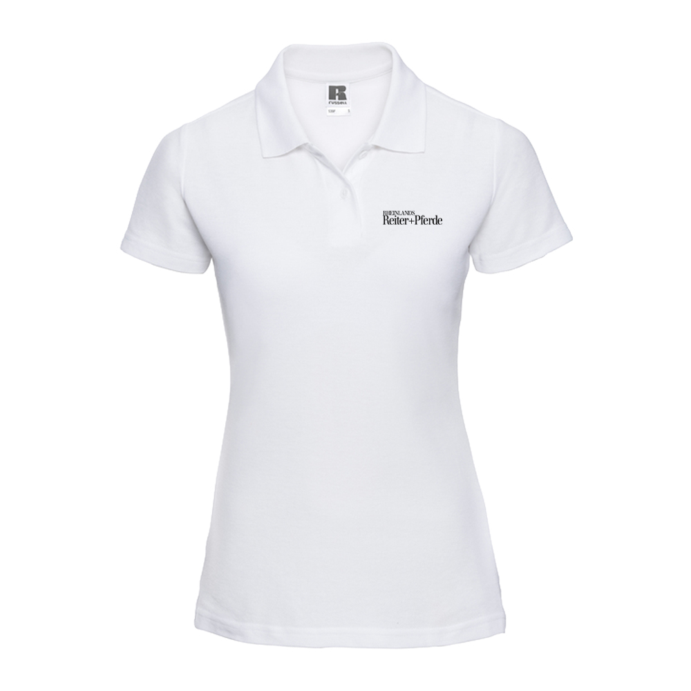 Team Rheinland Poloshirt tailliert weiß S