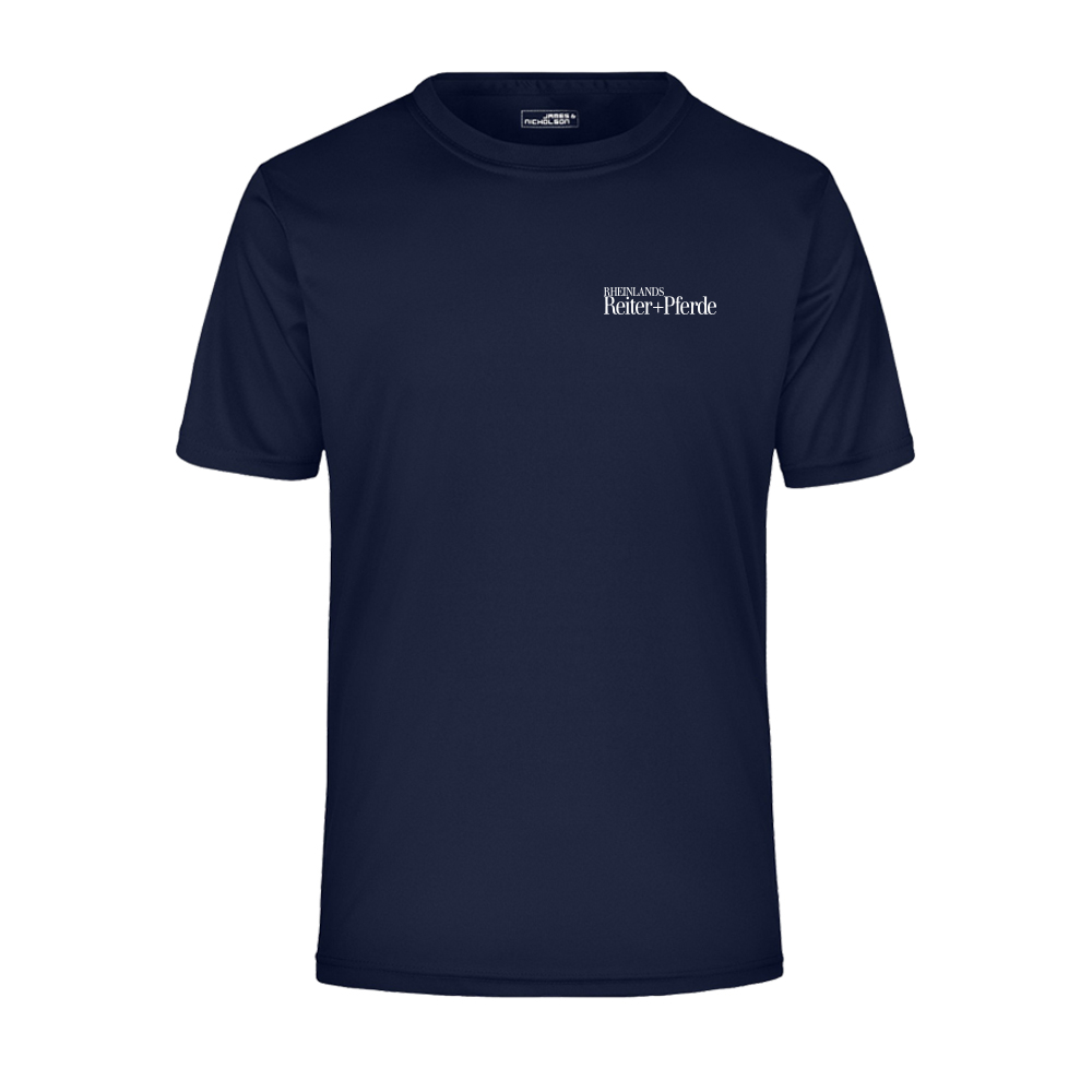 RRP JN357 Activ Tee Damen Druck navy